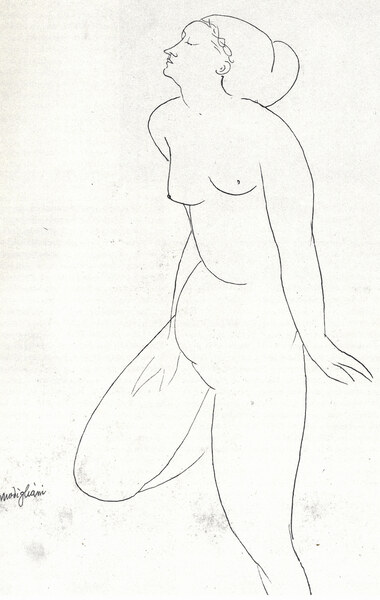 Modigliani - Standing Nude -2- by Modigliani